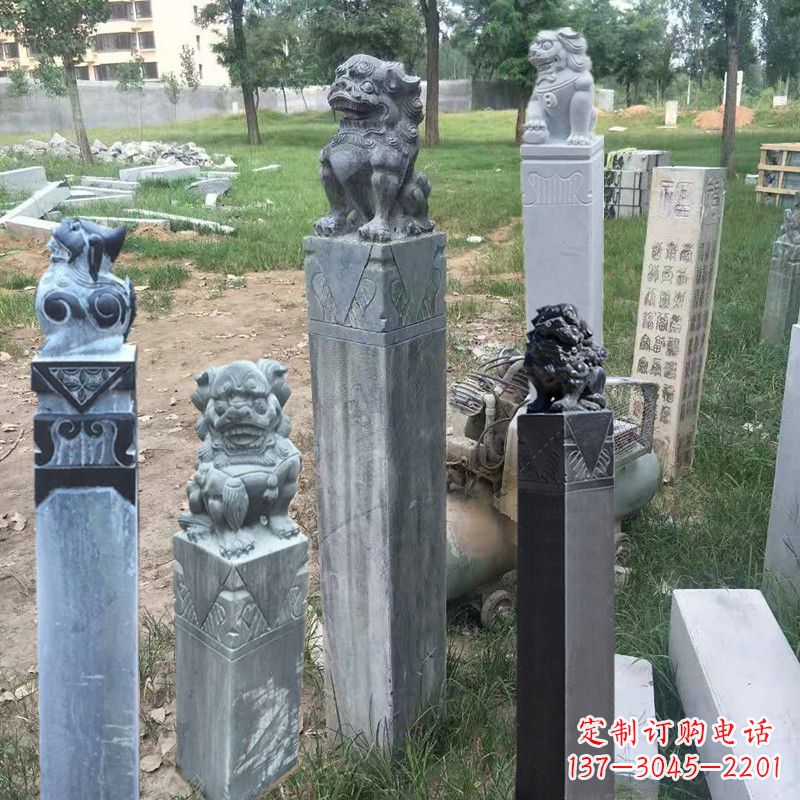 徐州石狮子拴马柱