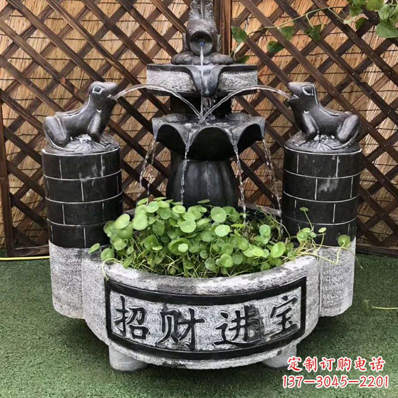 徐州双层喷泉石雕