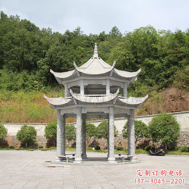 徐州双层庭院石凉亭