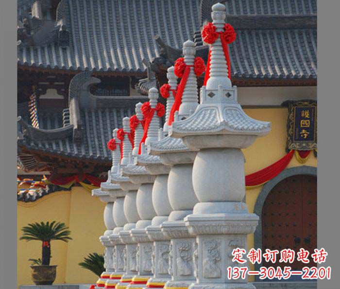徐州寺庙景观舍利塔石雕