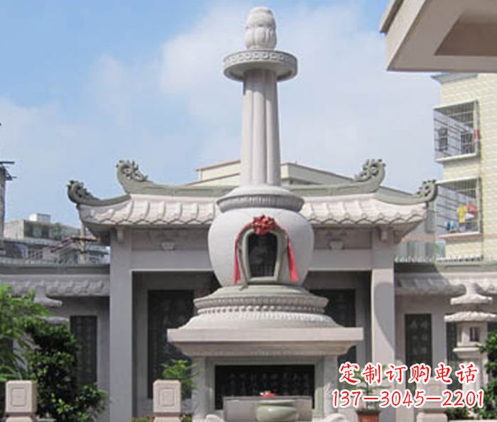 徐州寺庙景观舍利塔石雕 (4)