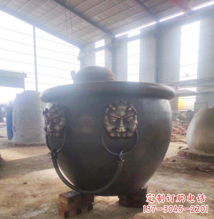 徐州寺庙水缸铜雕