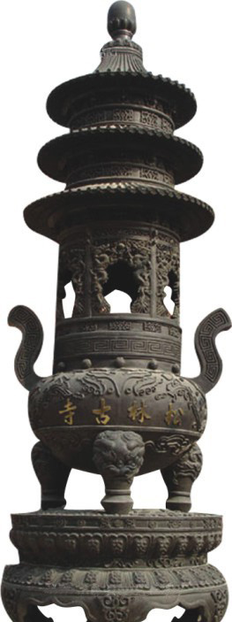 徐州松林古寺铜香炉
