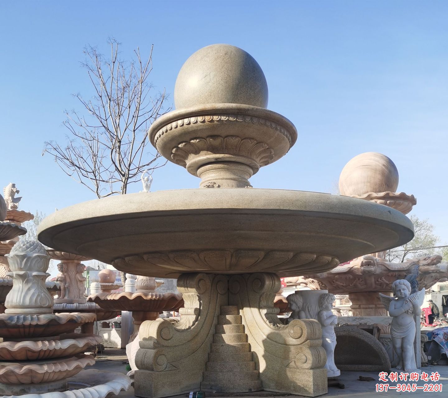 徐州松香玉大理石风水球