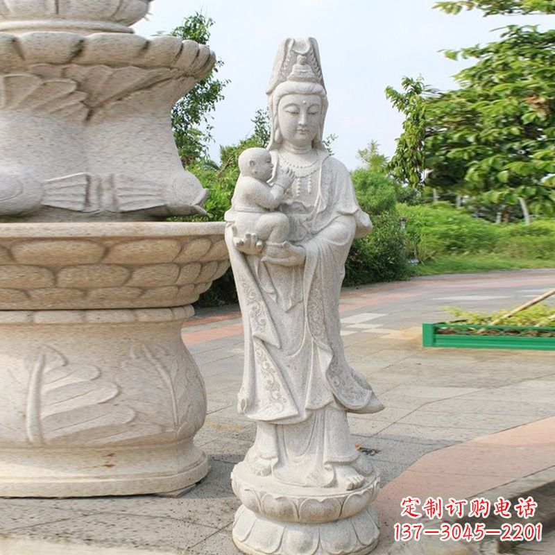 徐州送子观音汉白玉石雕