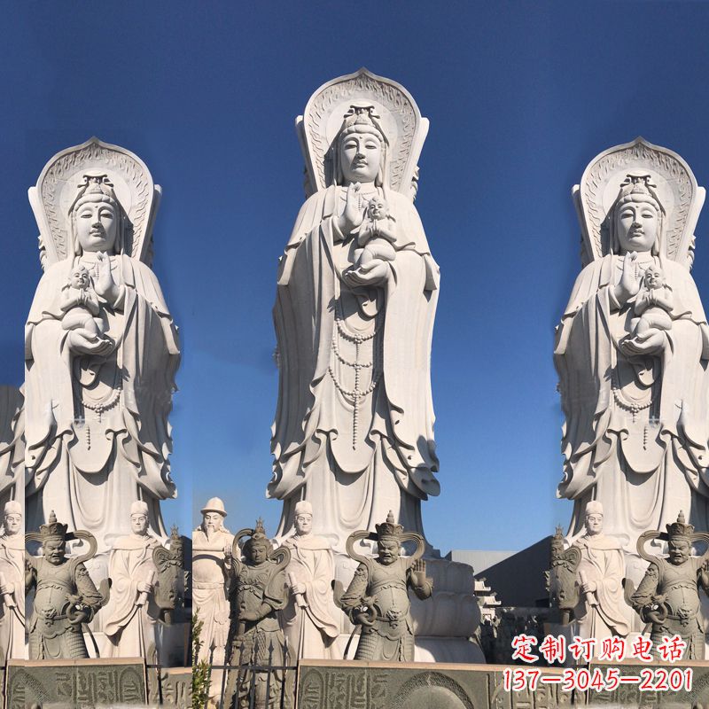 徐州送子观音大型石雕塑