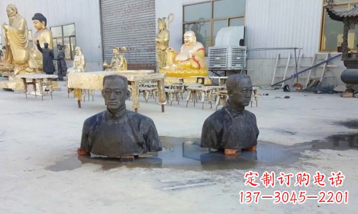徐州陶行知半身像铜雕