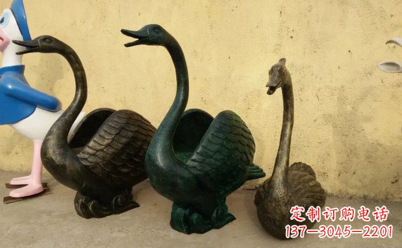徐州天鹅动物铜雕 (3)