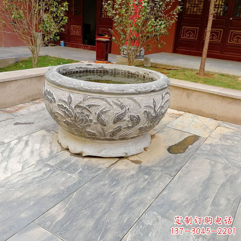 徐州庭院水缸石雕