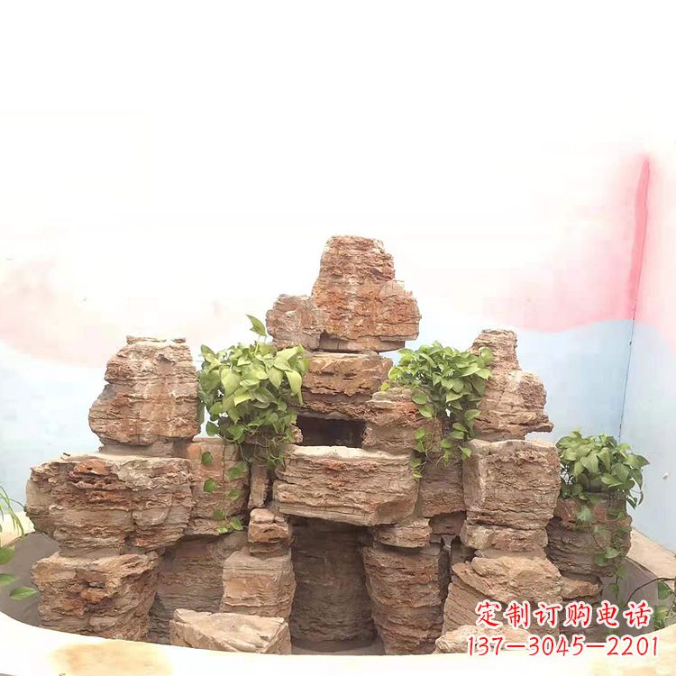 徐州庭院园林假山鱼池