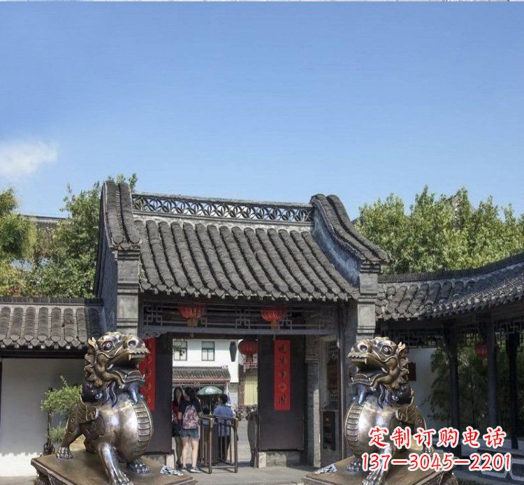 徐州铜雕北京狮子庭院动物雕塑