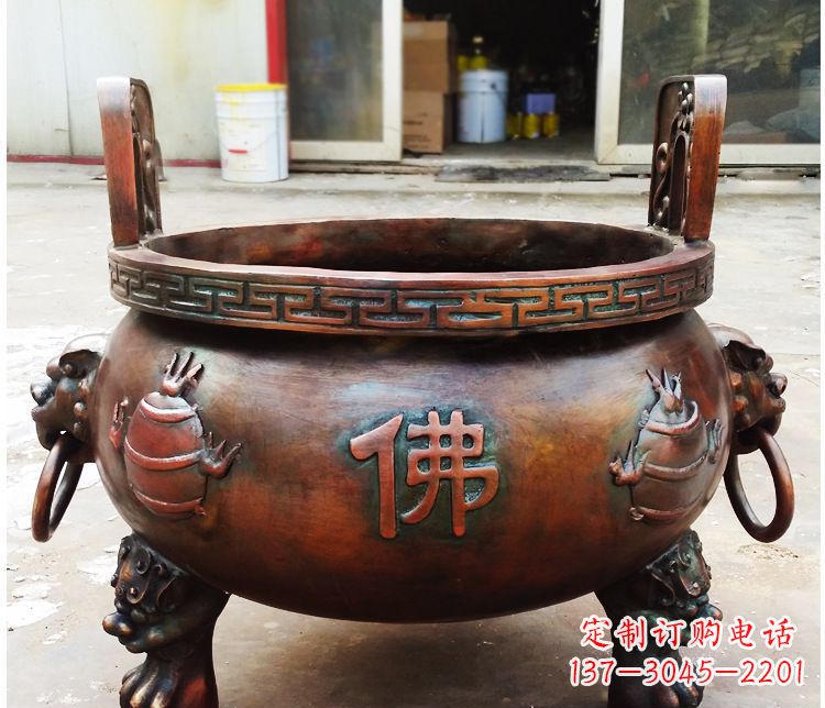 徐州铜雕祠堂景观香炉