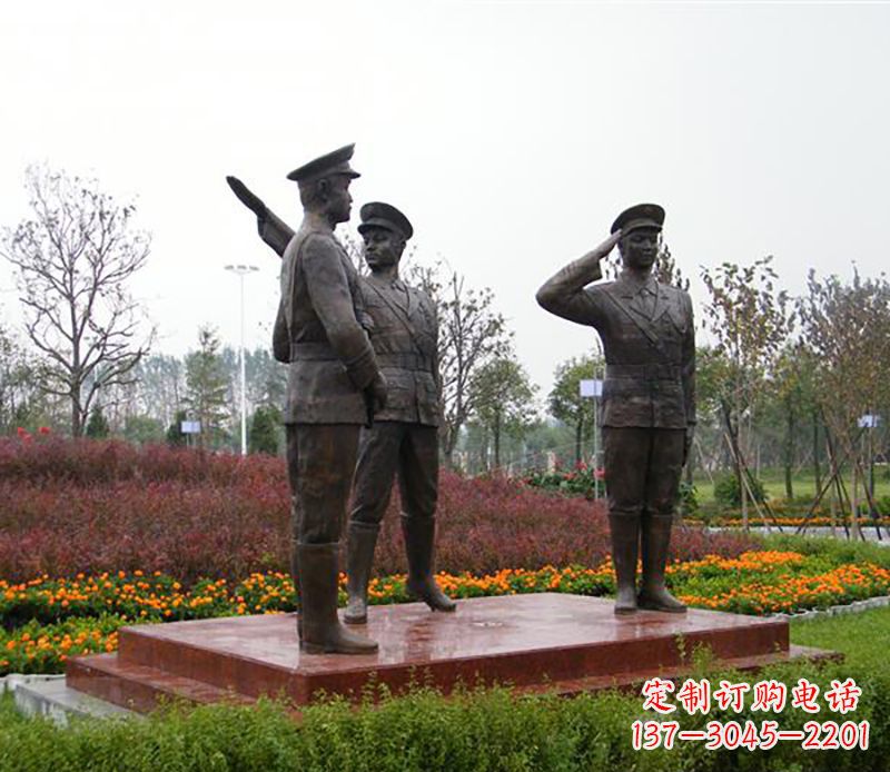 徐州铜雕警察铜雕