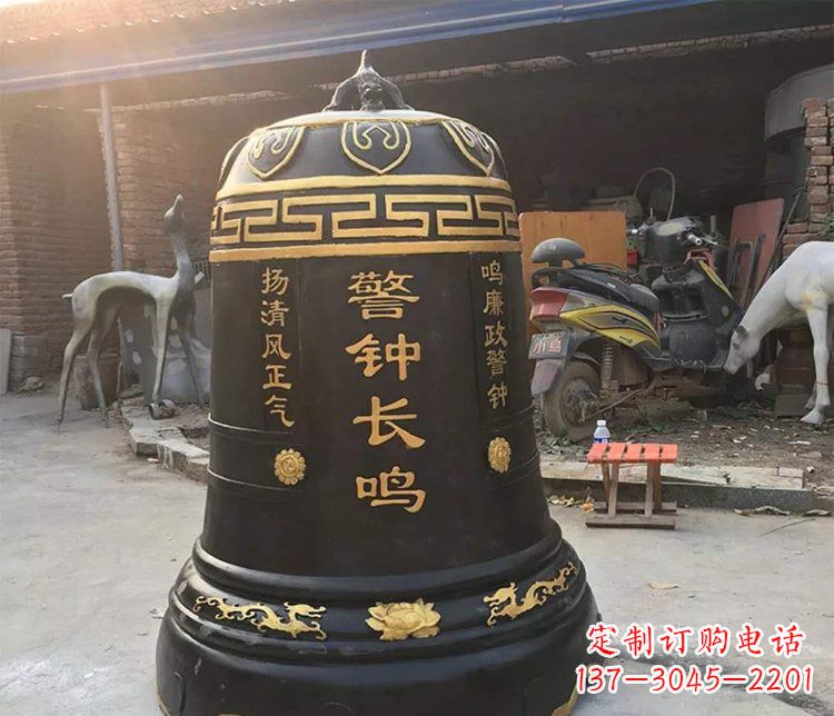 徐州铜雕警钟长鸣寺庙雕塑