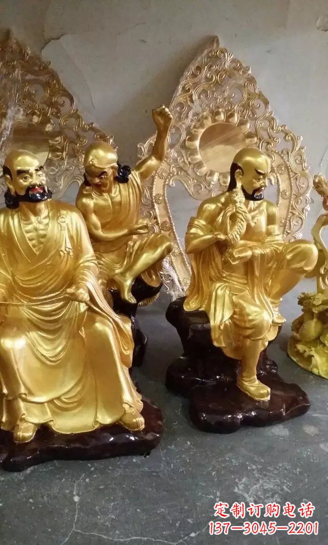 徐州铜雕十八罗汉