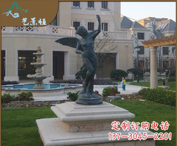 徐州铜雕西方天使人物雕塑1