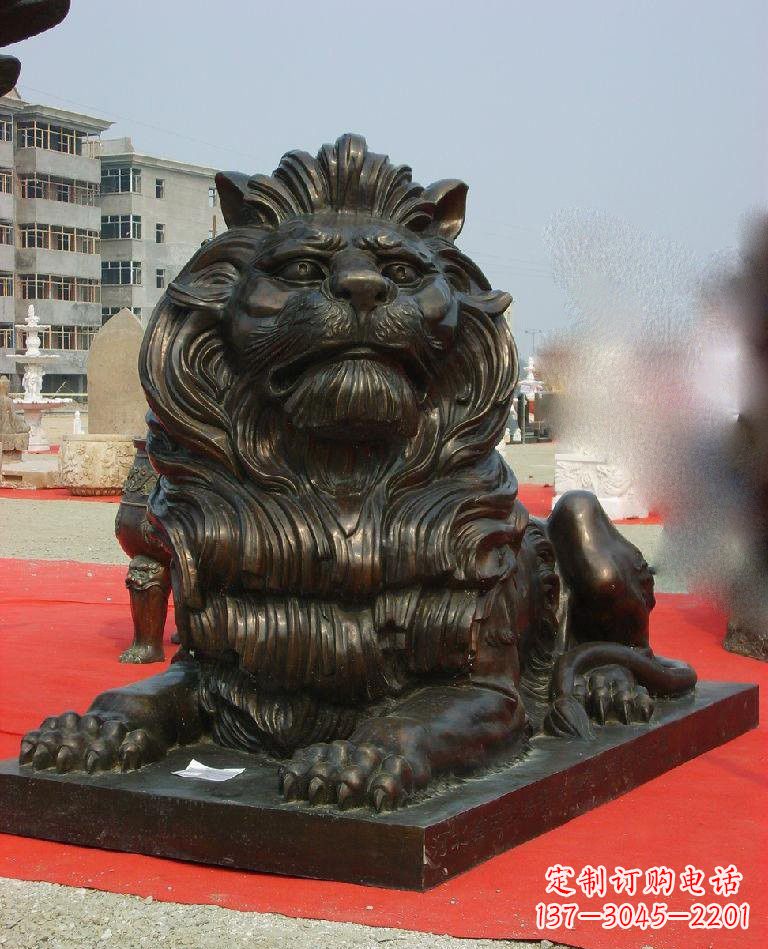 徐州铜雕西洋狮子222