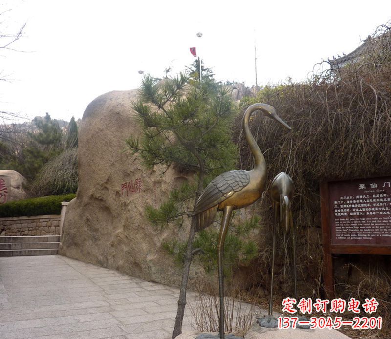 徐州铜雕仙鹤