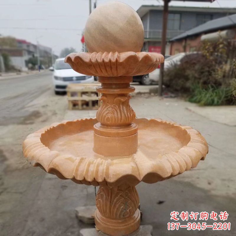 徐州晚霞红风水球