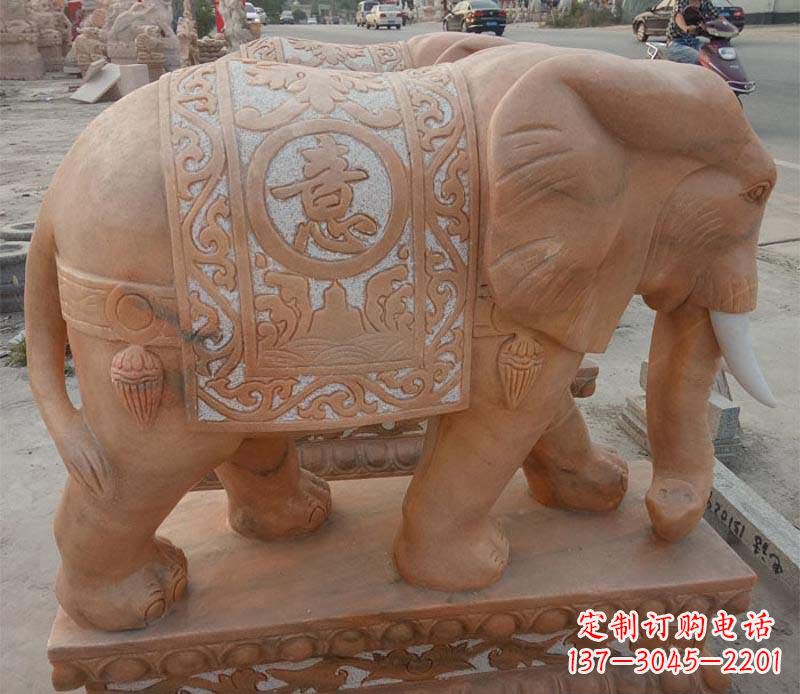徐州晚霞红如意动物大象
