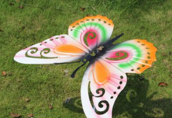 徐州暖色不锈钢蝴蝶雕塑--精致细腻如蝶般的自在