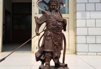 徐州唯美古典风格关公铜雕像