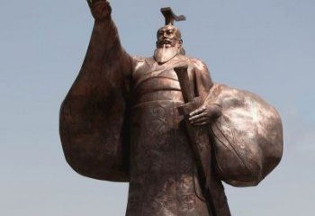 徐州秦始皇铜雕精美塑像，让历史回溯至您身边