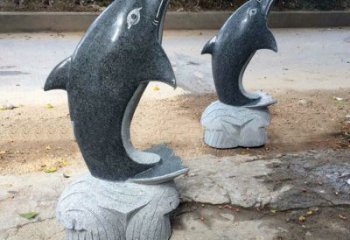 徐州青石海豚雕塑--精致好看与象征意义一起令人惊叹