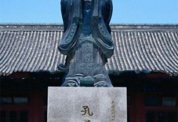 徐州传承古代文化——青铜孔子雕塑