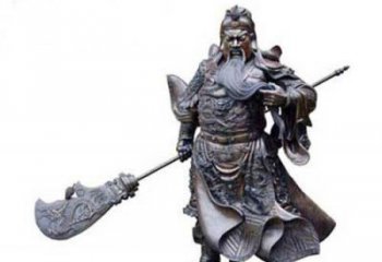 徐州关羽青铜雕塑，传承历史的精神