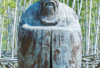 徐州青铜孔子人像雕塑，真实还原历史智慧精神