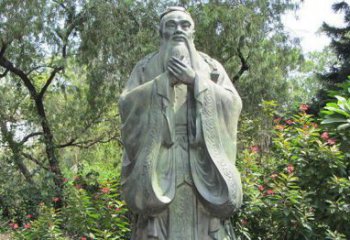 徐州高贵的雄姿，见证老子的伟大——老子公园名人铜雕