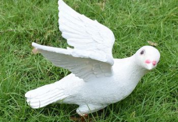 徐州象征和平的少女和平鸽雕塑