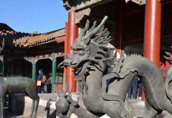 徐州中领雕塑厂家的青铜神龙雕塑，以神龙作为主…