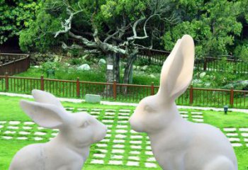 徐州中领雕塑定制独特的兔子雕塑