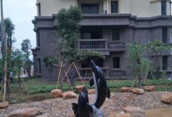 徐州中领雕塑精美海豚雕塑