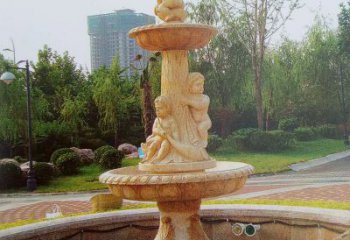 徐州石雕喷泉龙头——美观优雅的水景定制