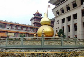 徐州铜雕葫芦公园景观雕塑