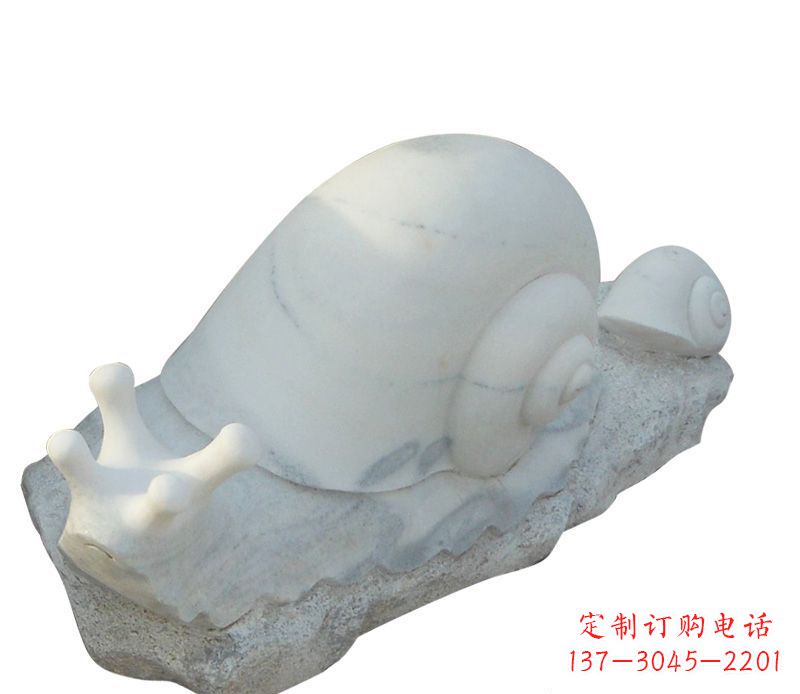 徐州蜗牛石雕公园动物摆件