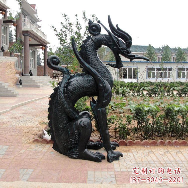 徐州西方龙动物神兽雕塑