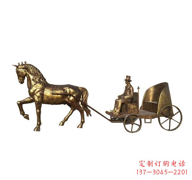 徐州西方马车铜雕