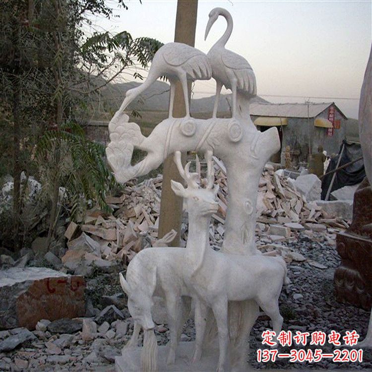 徐州仙鹤石雕景观摆件
