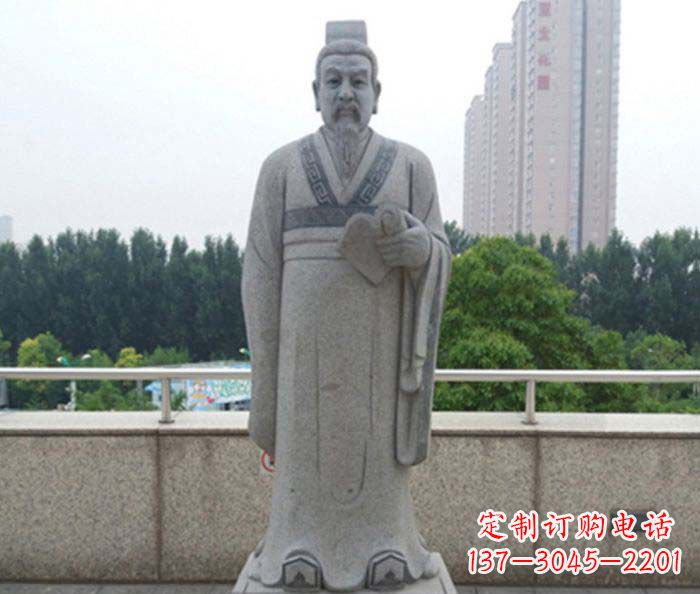 徐州先秦法家代表人物商鞅石雕
