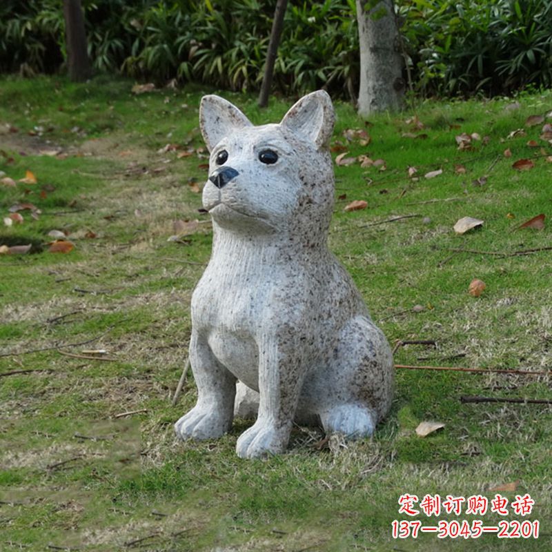徐州小狗花岗岩石雕