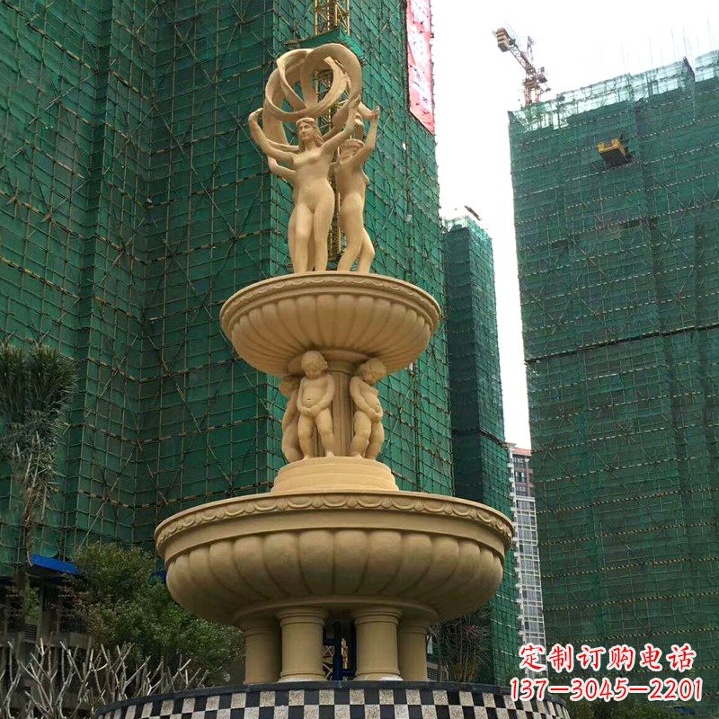 徐州小区大型欧式人物景观喷泉
