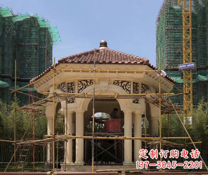 徐州小区景观欧式凉亭石雕