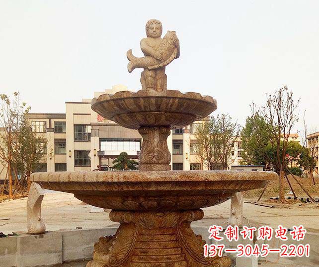 徐州小区景观欧式喷泉石雕