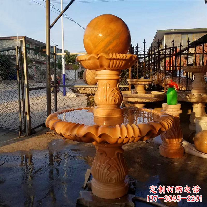 徐州小区石雕喷泉塔
