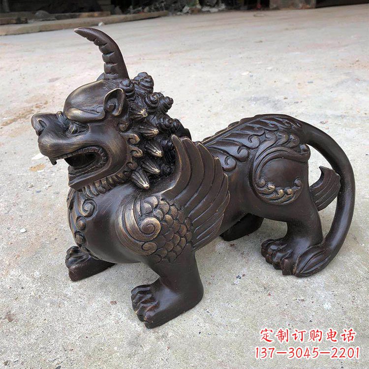 徐州獬豸纯铜铸造雕塑