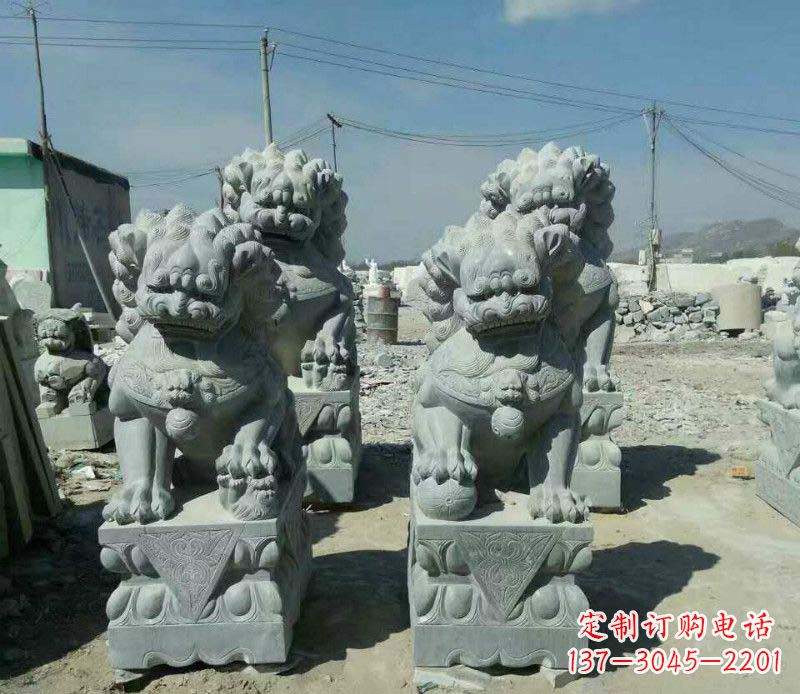 徐州园林仿古狮子景观石雕